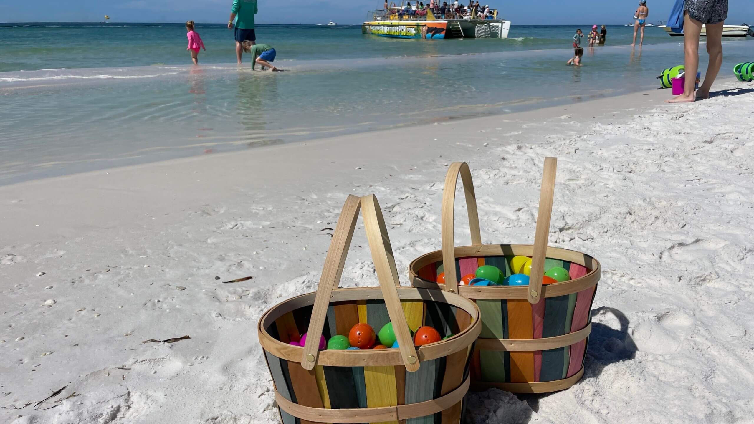 Easter Baskets on Shell Island