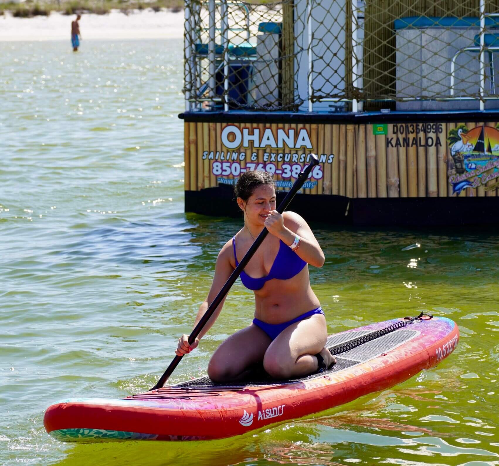 Paddle boarding